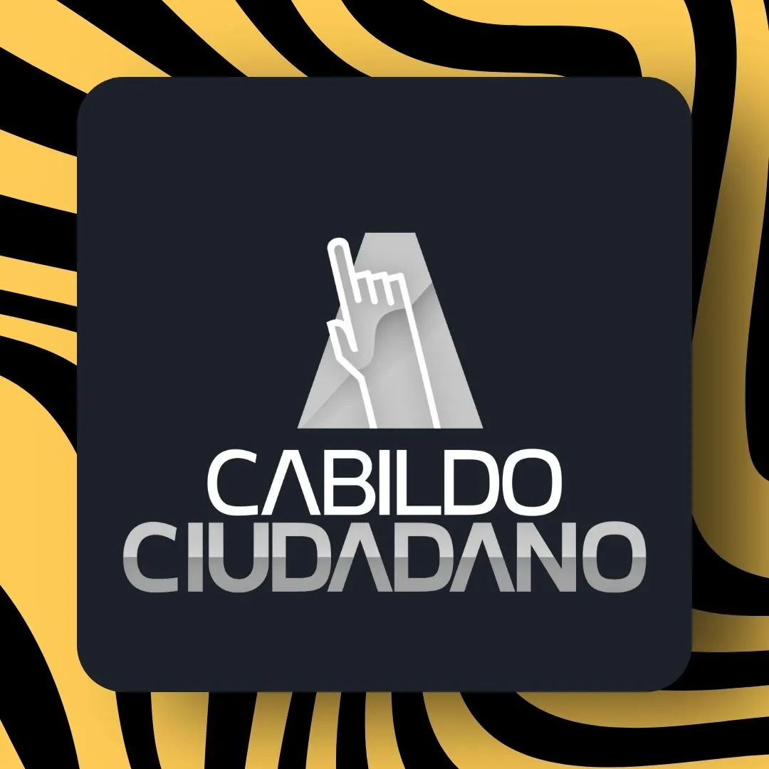 Portada con ondas de color amarillo y negro con el texto: Cabildo Ciudadano 